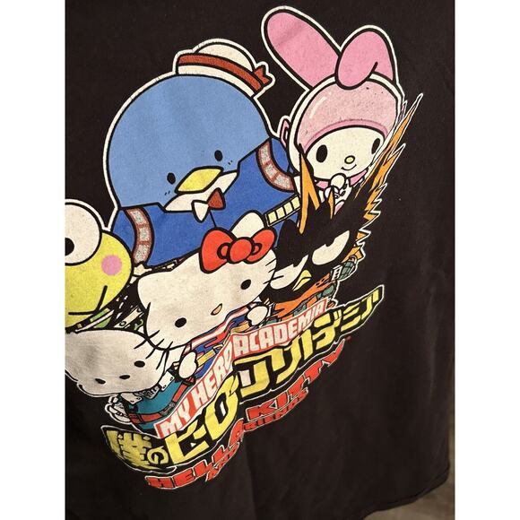 My Hero Academia Hello Kitty And Friends Short Sleeve Tee Shirt Men's XL - Anime - Picture 4 of 7